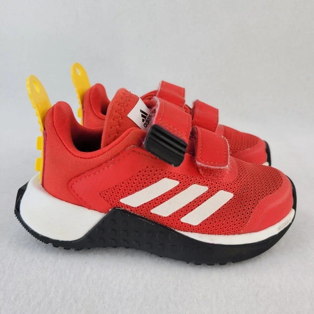 Adidas X Lego Shoes Toddlers 5.5K Baby Red  Sport Infant Sneakers FX2877